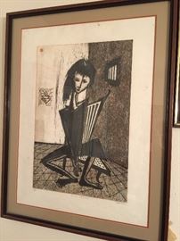 Anne Frank by Botello, with papers RARE!!