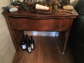Antique library table