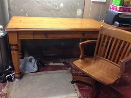 Pottery Barn Desk & Chair