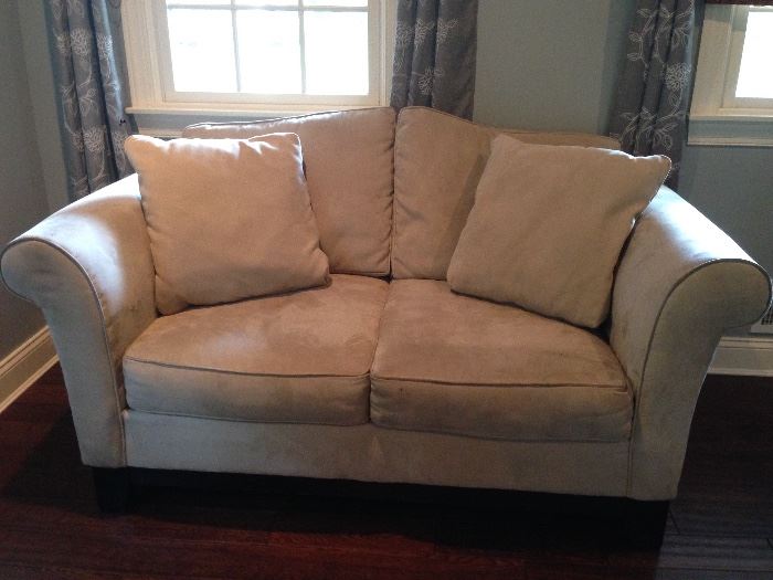 Suede Love Seat