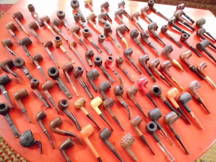 HUGE SMOKING PIPE COLLECTION