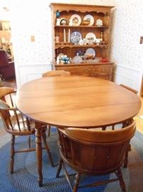 DINING TABLE & HUTCH BY EMPIRE