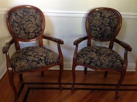 Pair of French Provincial Arm Chairs