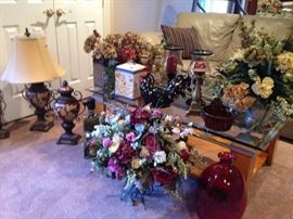 Lamps, Floral, Decorative Items