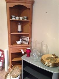 Pine Corner Cabinet