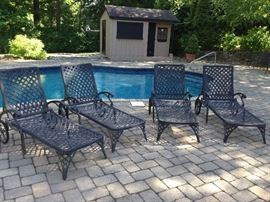 Chaise Lounge Chairs (4)