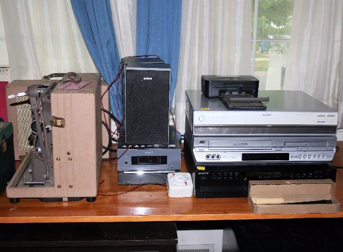 Lots of electronics - both vintage and newer