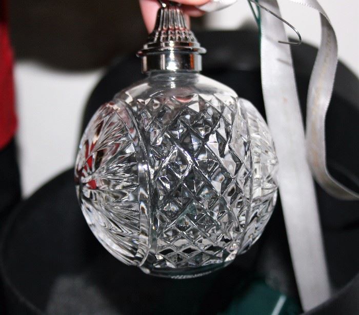 Waterford Crystal light up holiday tree ornament.