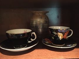 Aynsley & other fine porcelain cups/saucers