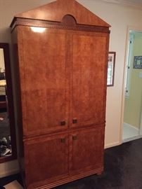 Hickory White Armoire & King Bedframe (Headboard & Footboard)