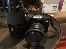 Minolta Camera and lens