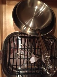 All Clad Pots & Pans.  Unused