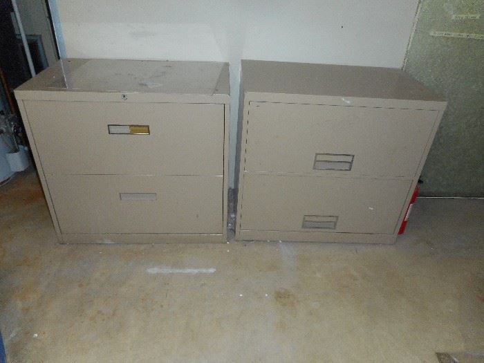 file cabinets in basement