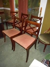 Sheraton style chairs