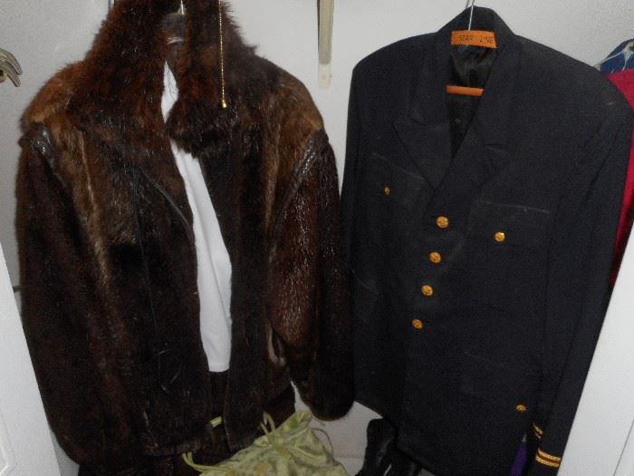 Beaver jacket and Sea Captains Jacket