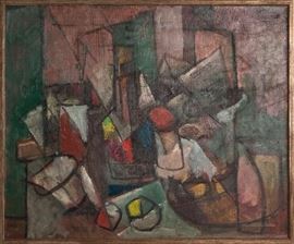 John von Wicht (American, 1888-1970) "After the Party"