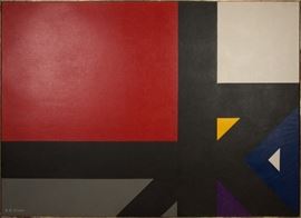 Alfred D. Crimi (American, 1900-1994) "Relations" (aka Space Relations)