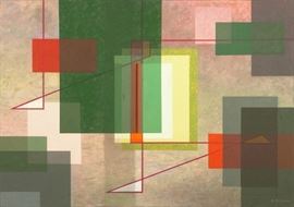 Alfred D. Crimi (American, 1900-1994) "Space and Planes #1"