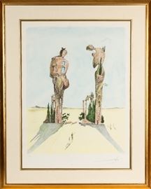 Salvador Dali (Spanish, 1904-1989) "Angels Of Millet"