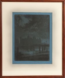 Joseph Pennell (American, 1857-1926) "Whitehall Court"