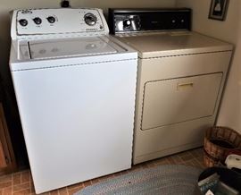 Whirlpool Wash; Kenmore Electric Dryer