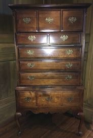 elegant Queen Anne Style highboy