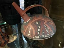 from a selection of Peruvian pottery