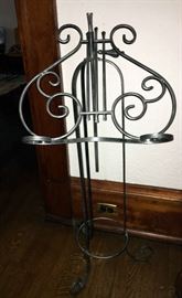 scrolled iron music stand