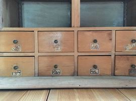 with charming little drawers