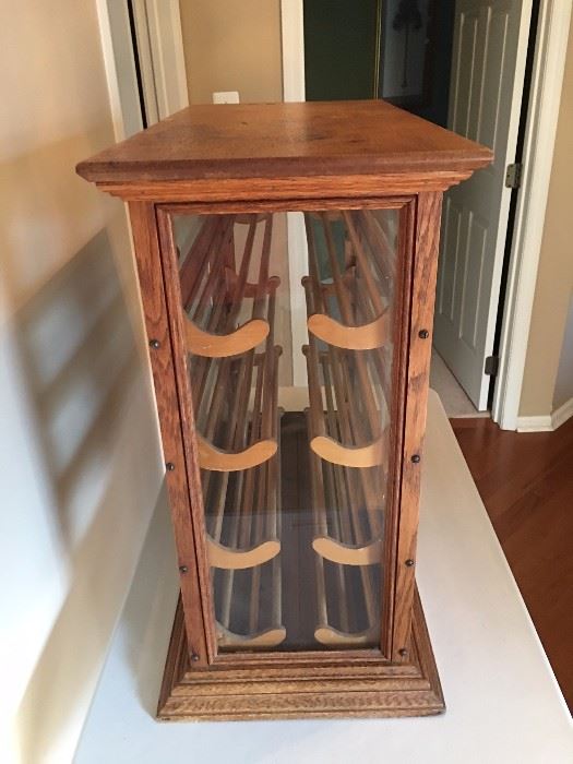 Antique Ribbon Display Cabinet