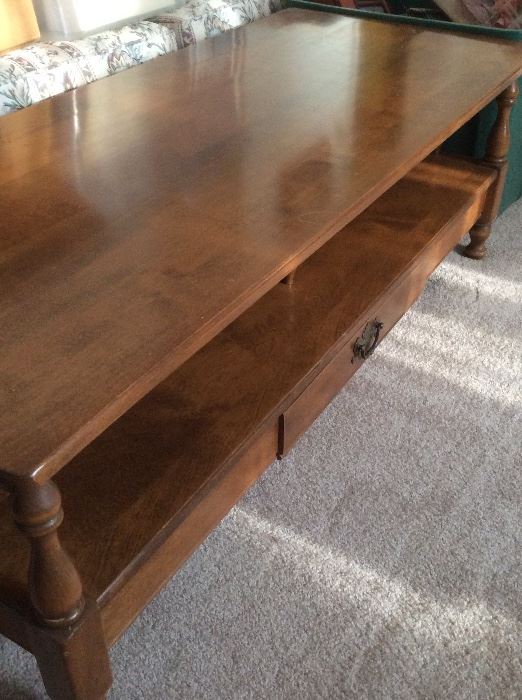 1960s Ethan Allen coffee table