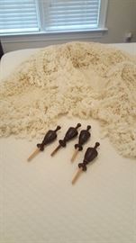 4 poster Finials with Flat Top Canopy!