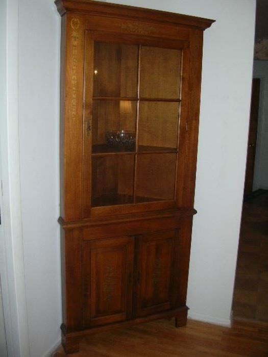 Hitchcock corner cabinet