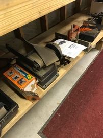 Some of the power tools.