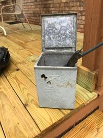 Old milk box.