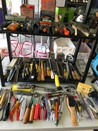 Tons of Hand tools. This is just some of them.