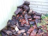 small pile of firewood