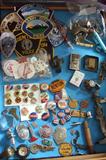 pin back buttons - political, Kelloggs, other misc.
Police uniform badges
bottle openers, corkscrews