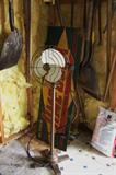 vintage standing fan