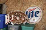 metal beer signs