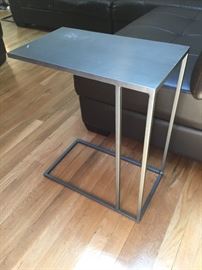 Pair of Metal Side Tables (19’’ x 11’’ x 23’’)
