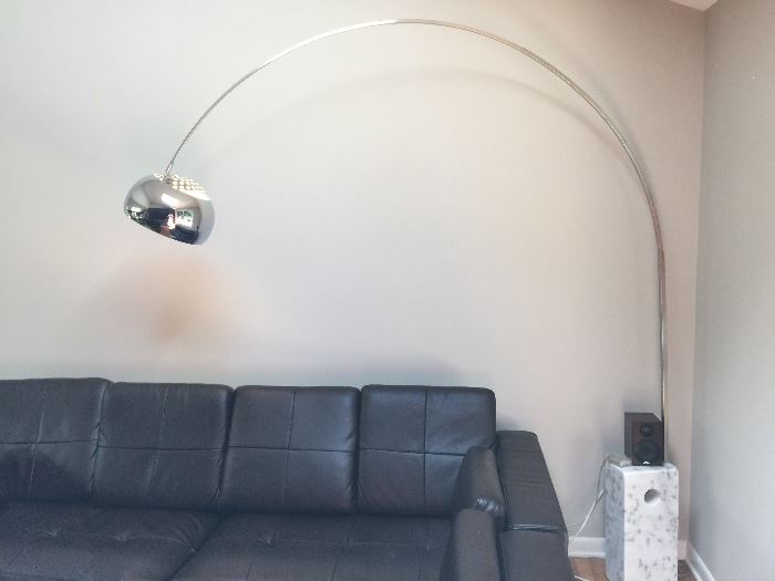 Marble and Steel Modern Lamp (86’’ x 94’’)