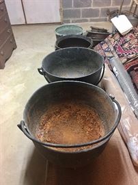Cast iron sugar pots