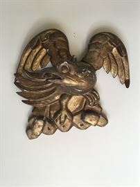 Period carved eagle