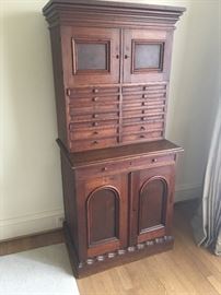 Early dental cabinet