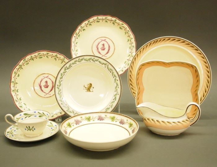Wedgwood Creamware Collector's group, early-late 19th century.