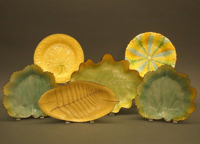 Wedgwood & Davenport leaf ware, late 18th-mid 19th century.
