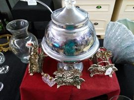 Retro Punch Bowl, Napkin and Placecard Holders