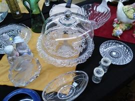 Assorted Crystal Serving Dishes
