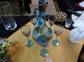 Turquoise Decantur Set